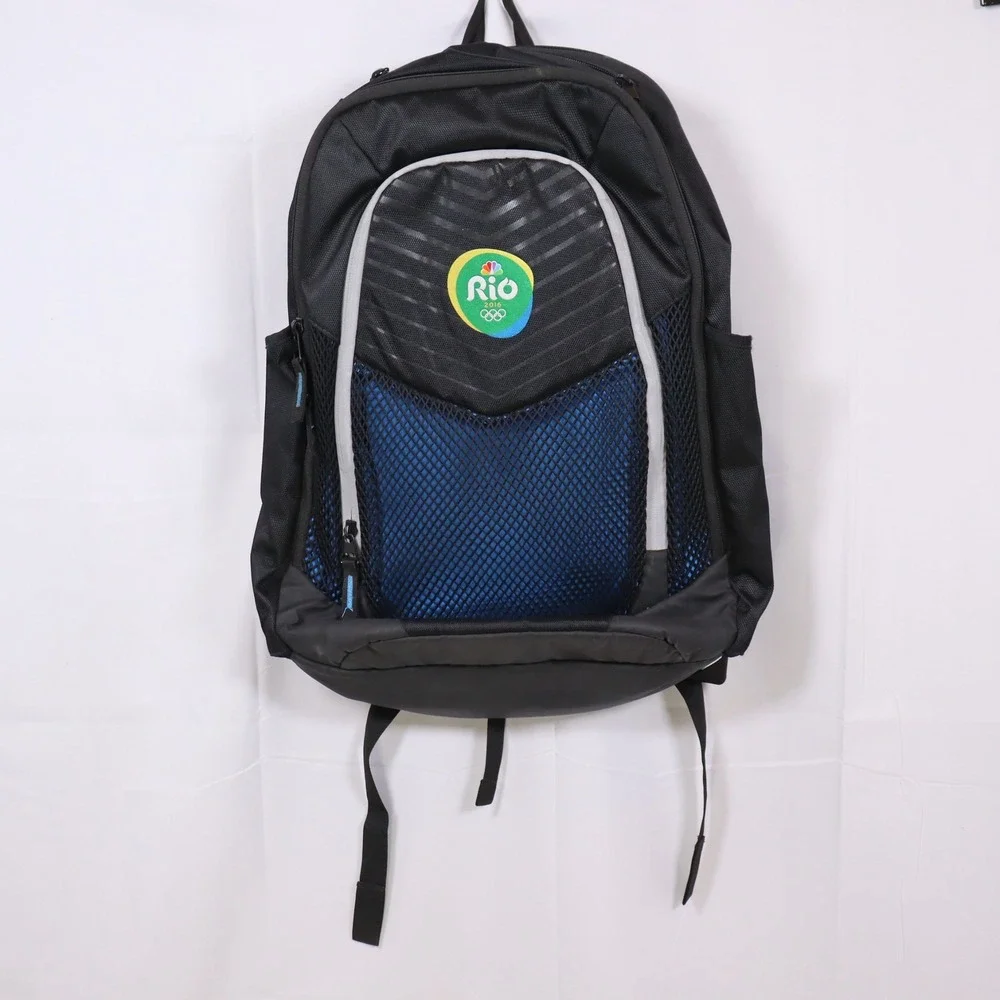 Nike | Bags | Nike Rio 26 Olympics Backpack Os Black Blue Unisex Sporty  Travel Bag | Poshmark